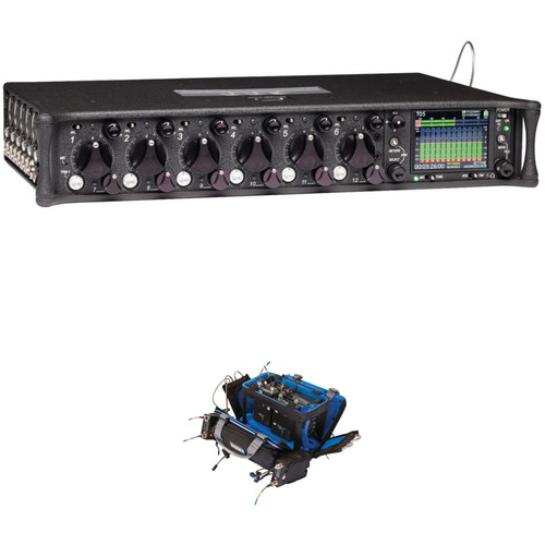 Sound Devices 688 12-Input Field-Production Mixer Kit with Orca OR-34 Audio / Mixer Bag
